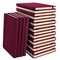 Simply Genius 20 Pack Bulk A5 Lined Hardcover Notebooks, 192 pages, 5.7" x 8.4", Writing Journal for Work, Travel, Business, School & More, Lined Notebook for Men & Women - Wine